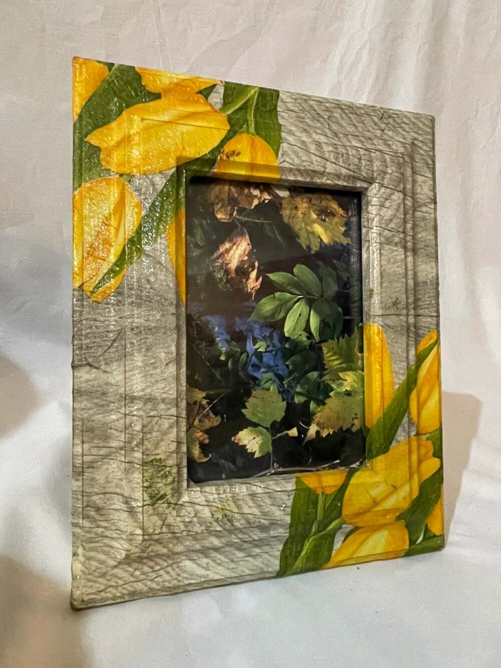 Hand design by me Tulips Picture  Frame